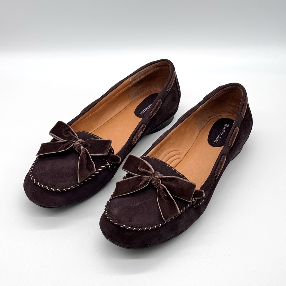 Naturalizer Brown Leather Moccasin Loafers